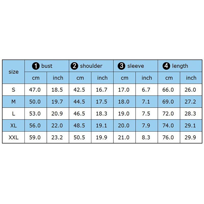 Size Chart Size Chart