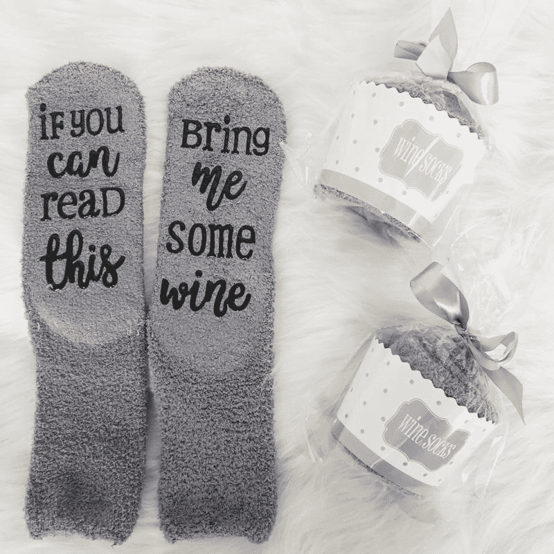 If You Can Read This bring me wine socks If You Can Read This bring me wine socks