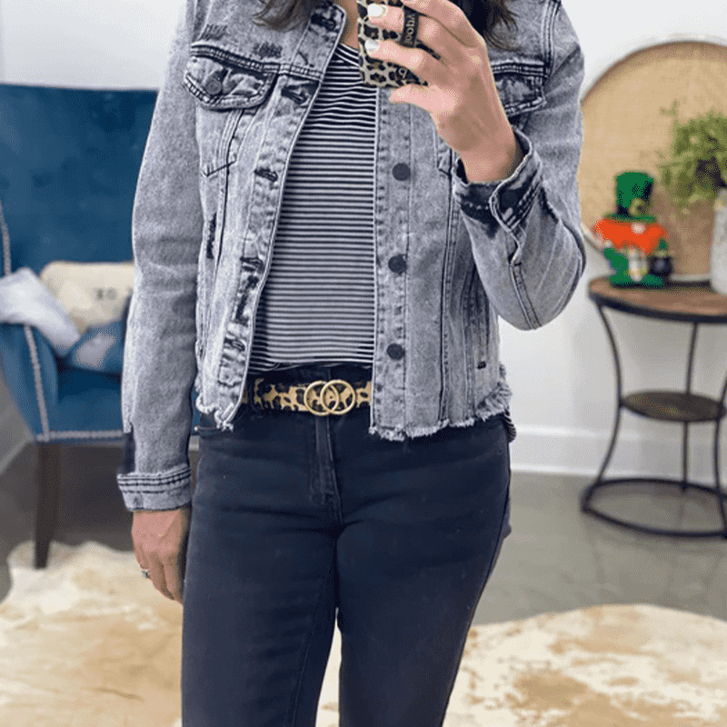 Leopard print belt Leopard print belt