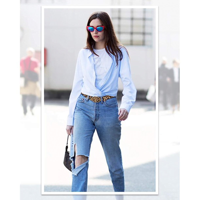 Leopard print belt Leopard print belt