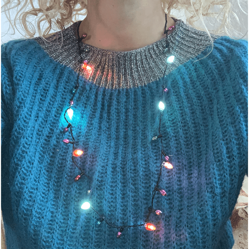 Light up Christmas necklace Light up Christmas necklace