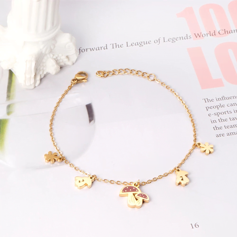 Mushroom Chain Bracelet Mushroom Chain Bracelet