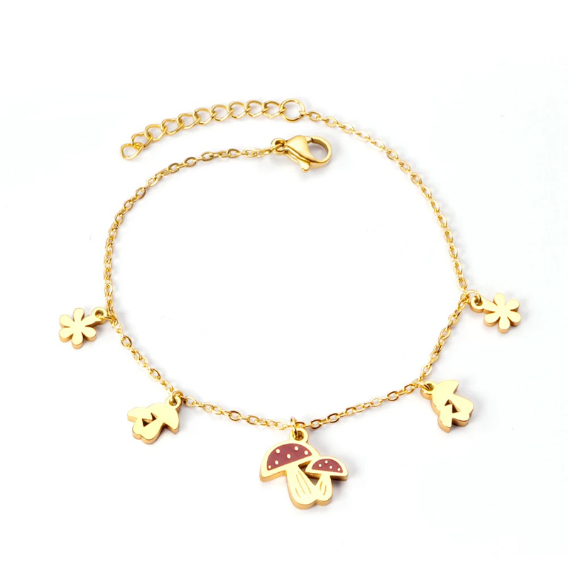 Mushroom Chain Bracelet Mushroom Chain Bracelet