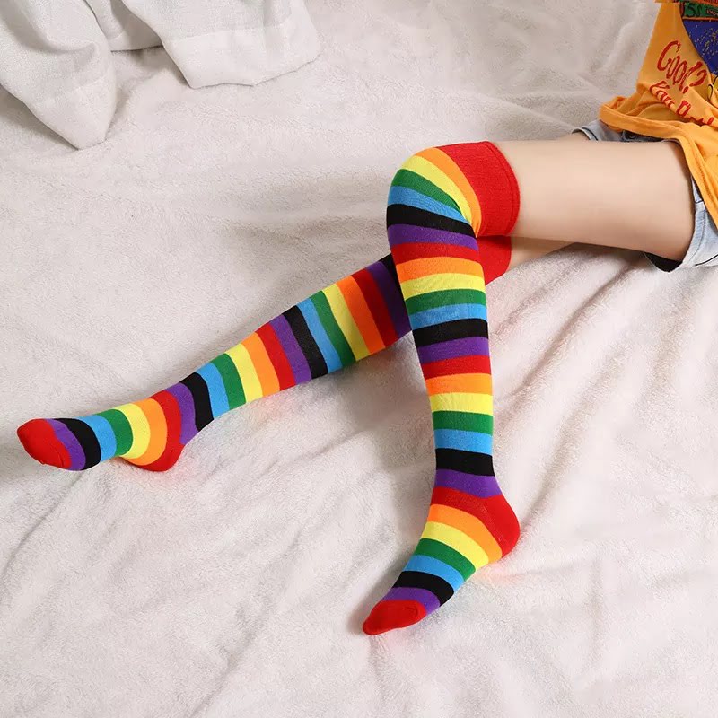 Rainbow knee-high socks Rainbow knee-high socks
