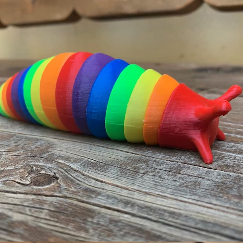 3D Slug Fidget Toy 3D Slug Fidget Toy