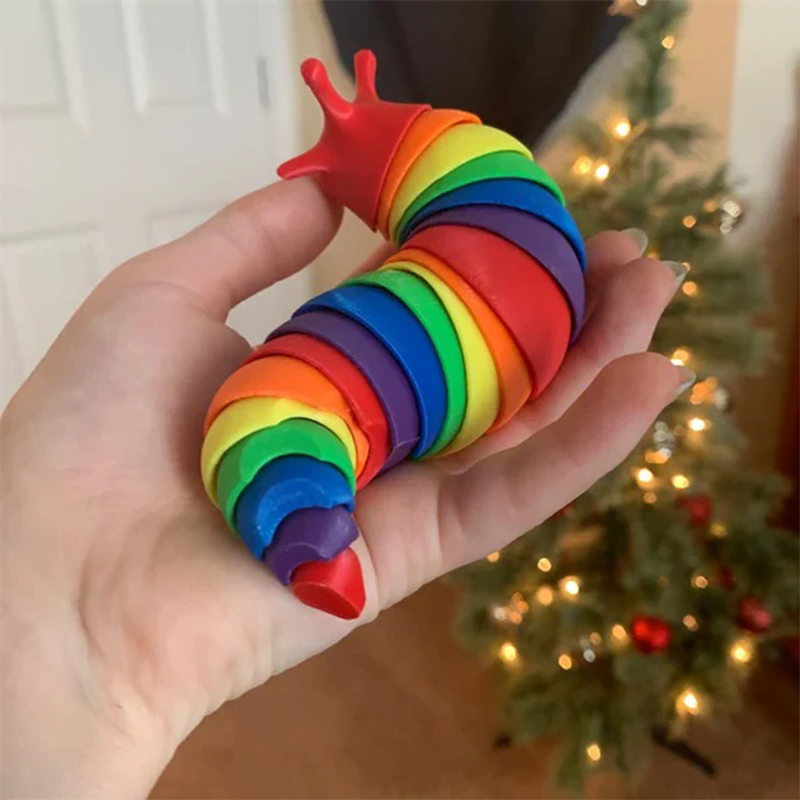 3D Slug Fidget Toy 3D Slug Fidget Toy