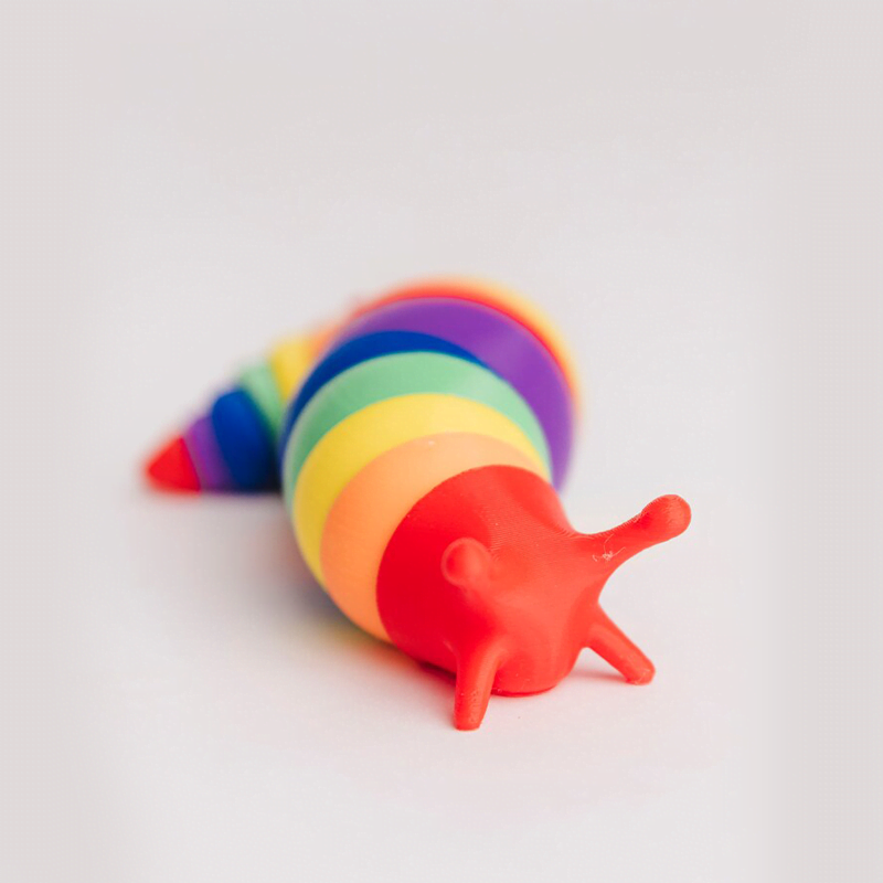 3D Slug Fidget Toy 3D Slug Fidget Toy