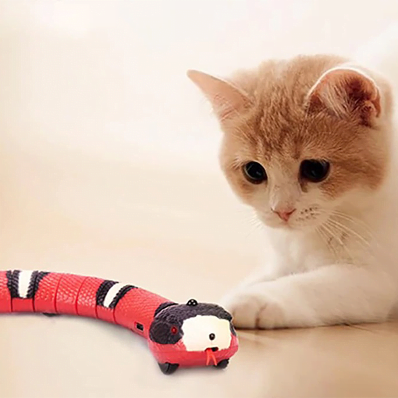 Smart Sensing Rechargeable Snake Cat Toy Smart Sensing Rechargeable Snake Cat Toy