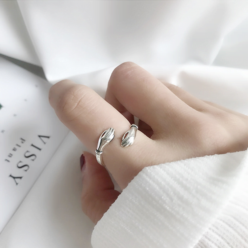 Sterling Silver Hug Ring Sterling Silver Hug Ring