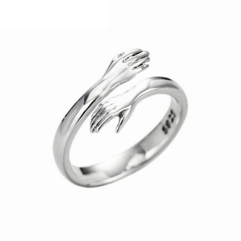 Sterling Silver Hug Ring Sterling Silver Hug Ring
