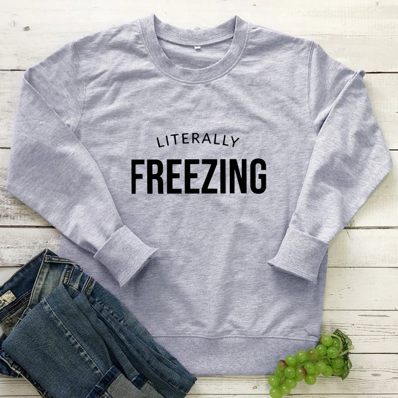Literally Freezing Sweatshirt Literally Freezing Sweatshirt