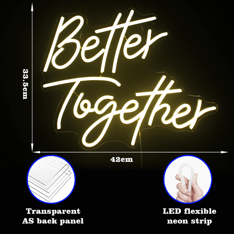 Better Together Neon Sign Better Together Neon Sign