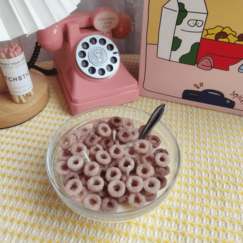 Food Bowl Candle Ornament Food Bowl Candle Ornament