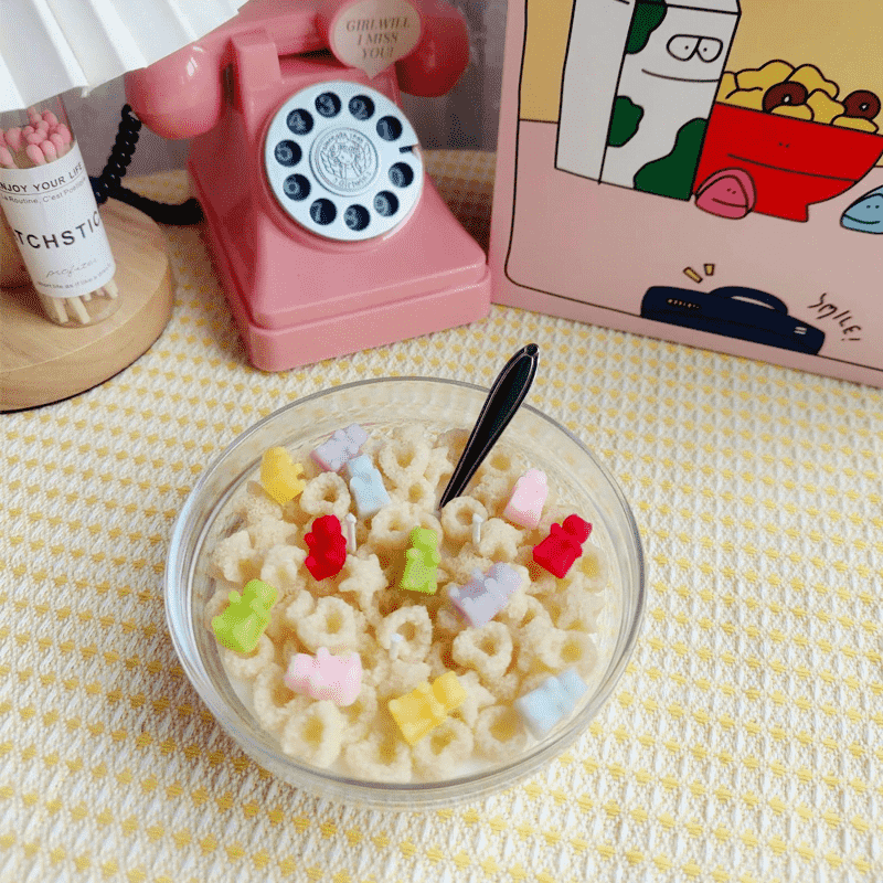 Food Bowl Candle Ornament Food Bowl Candle Ornament