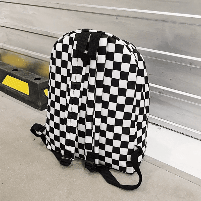Checkered Backpack Purse Checkered Backpack Purse