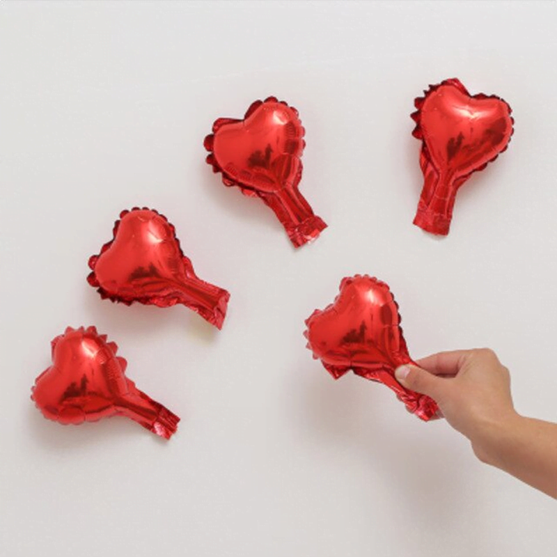 Mini Heart Foil Balloons Mini Heart Foil Balloons