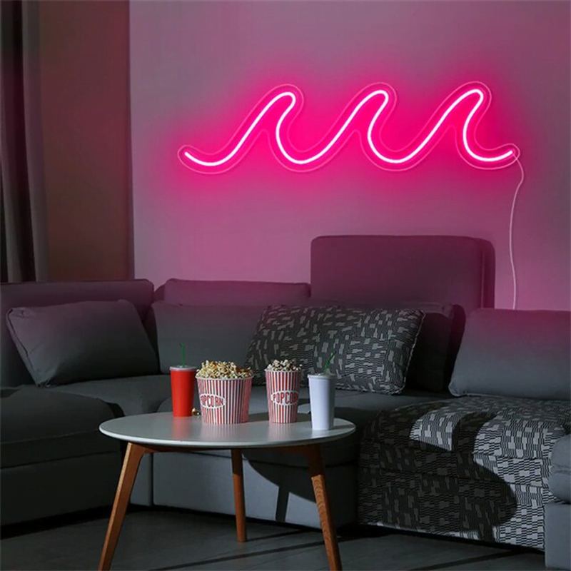 Neon Wave Sign Neon Wave Sign