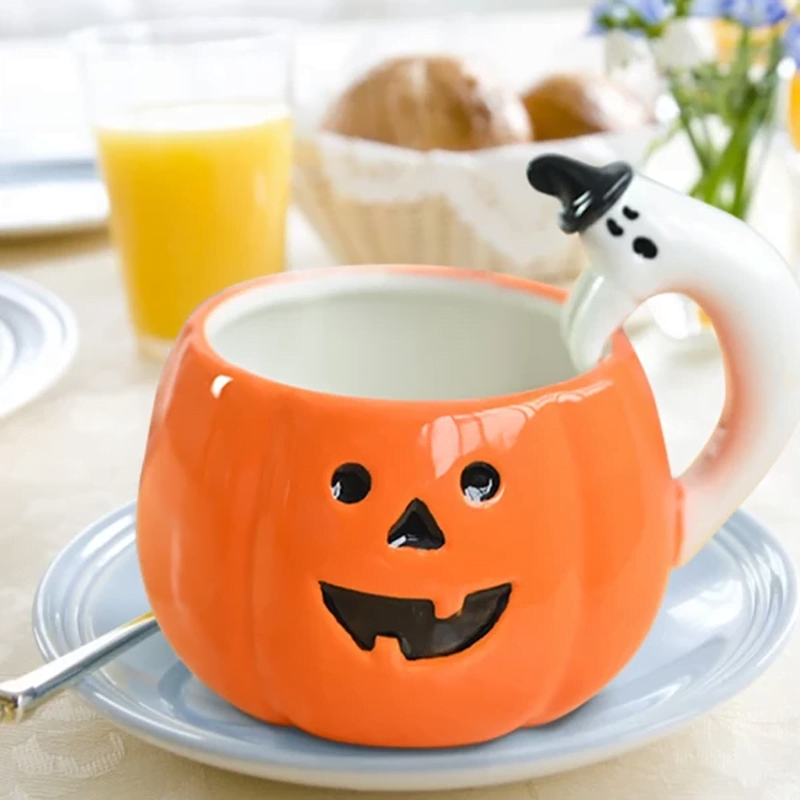 Pumpkin Shaped Mug Pumpkin Shaped Mug