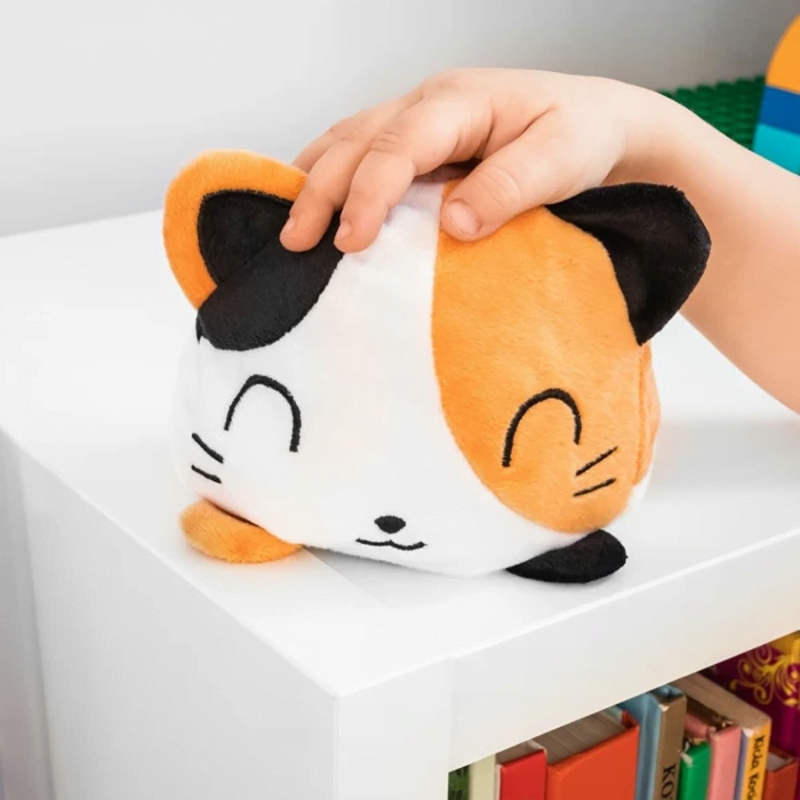 Reversible cat plush Reversible cat plush