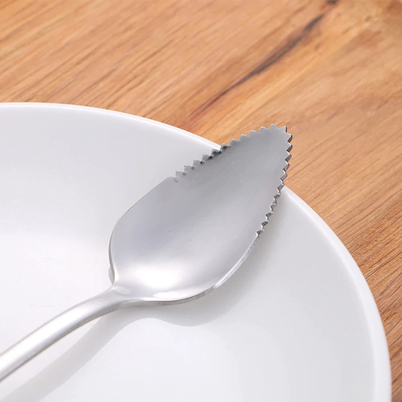 Serrated spoon Serrated spoon
