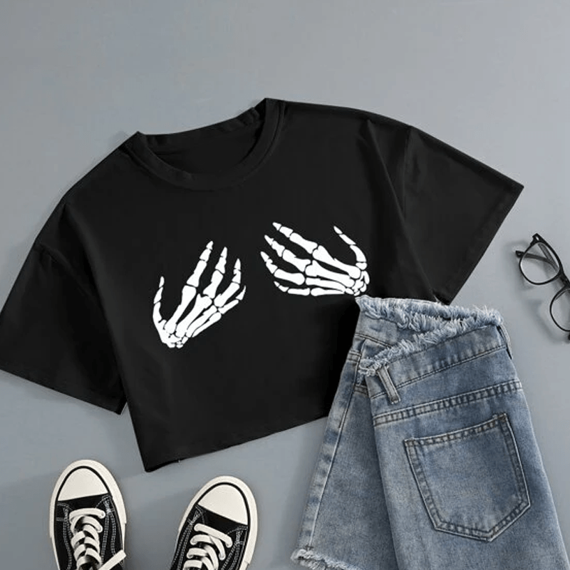 Skeleton Crop Top Skeleton Crop Top