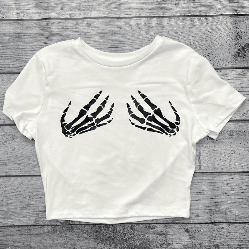 Skeleton Crop Top Skeleton Crop Top