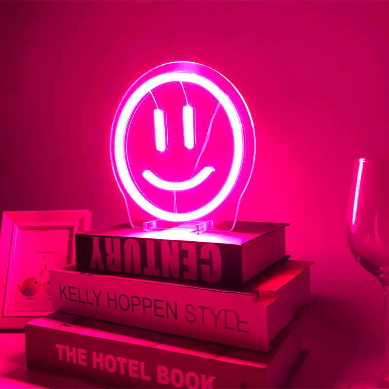 smiley face neon sign smiley face neon sign
