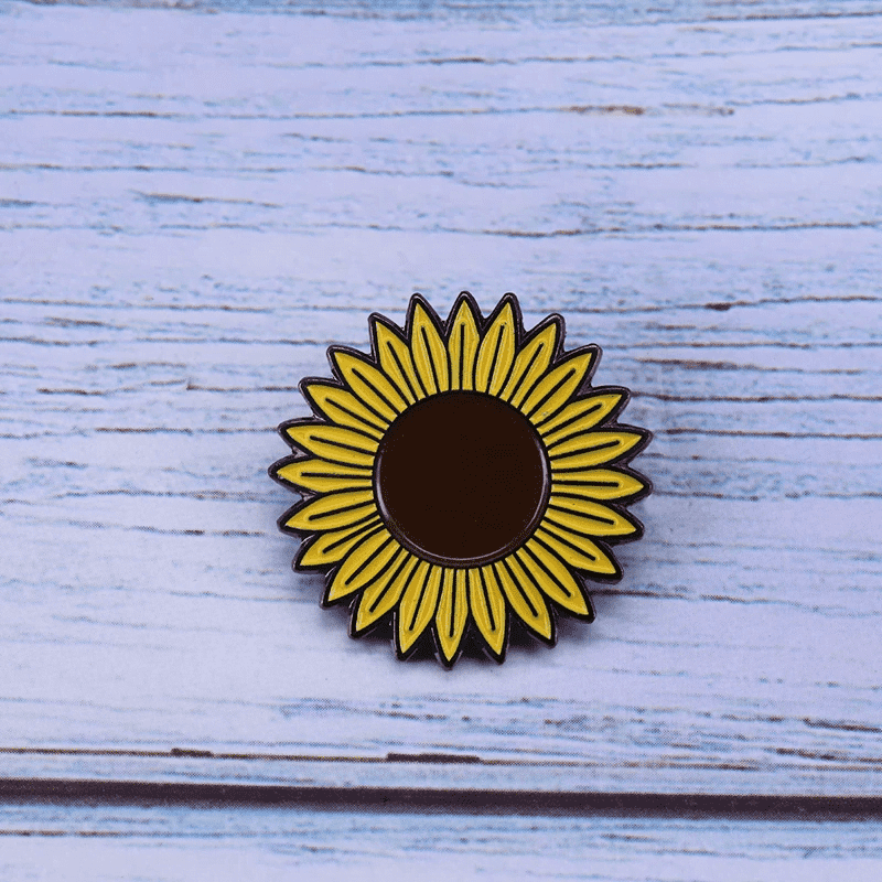 Sunflower Enamel Pin Sunflower Enamel Pin