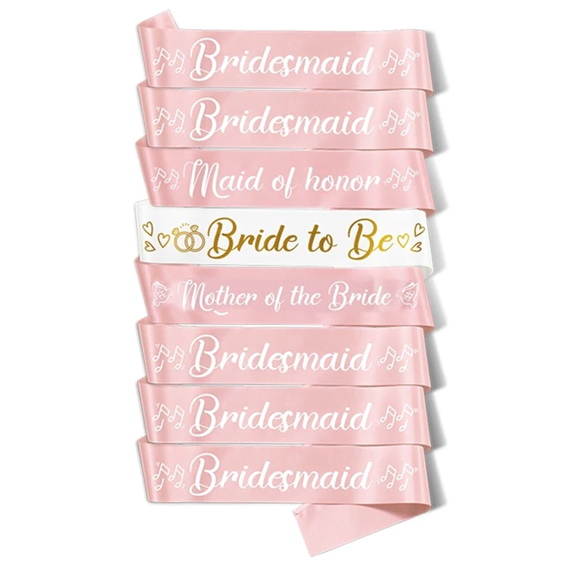 Team Bride Sashes Team Bride Sashes