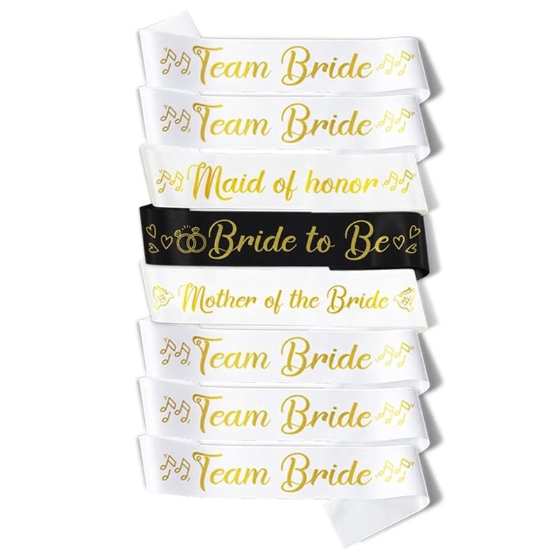 Team Bride Sashes Team Bride Sashes
