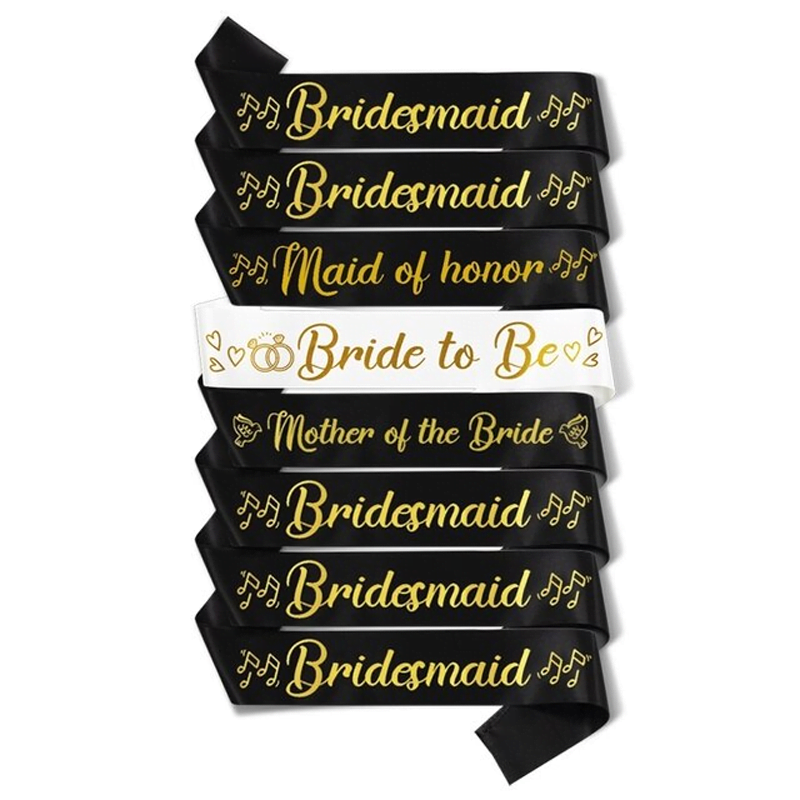 Team Bride Sashes Team Bride Sashes