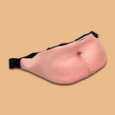Fake Men’s Beer Belly Fanny Pack