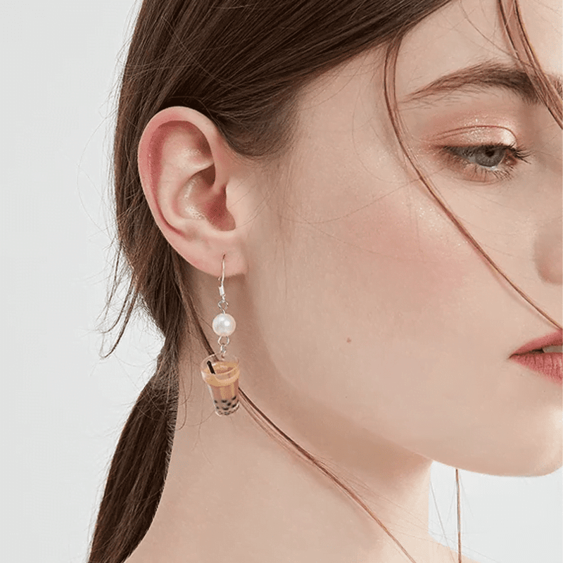 Boba Tea Earrings Boba Tea Earrings