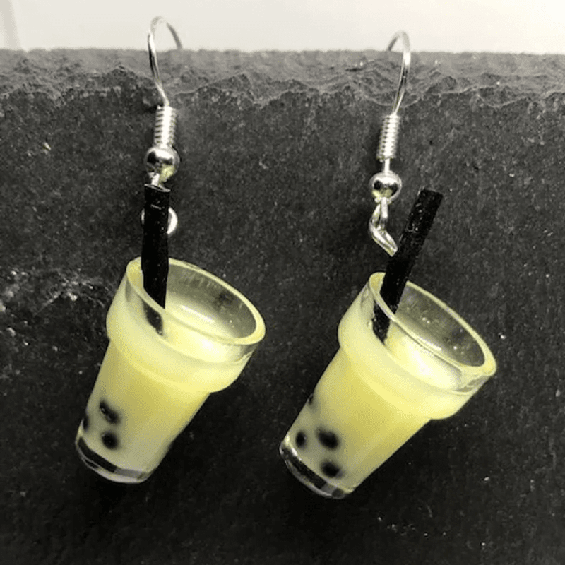 Boba Tea Earrings Boba Tea Earrings