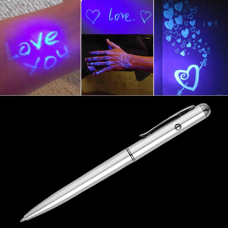 Invisible Ink Pen With UV Light Invisible Ink Pen With UV Light