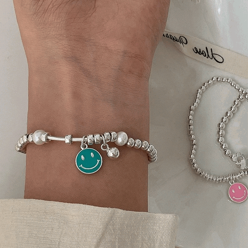 Smiley Face Beaded Bracelet Smiley Face Beaded Bracelet