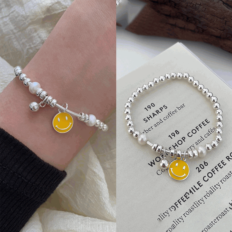 Smiley Face Beaded Bracelet Smiley Face Beaded Bracelet