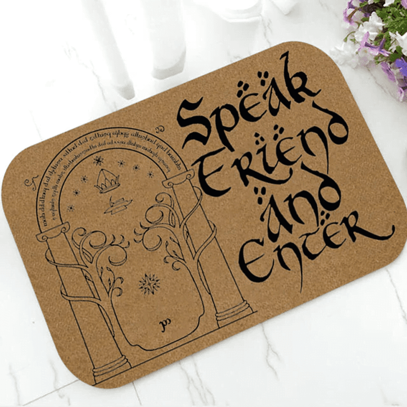 Speak Friend And Enter Doormat Speak Friend And Enter Doormat