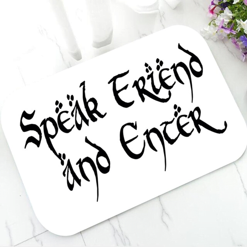 Speak Friend And Enter Doormat Speak Friend And Enter Doormat