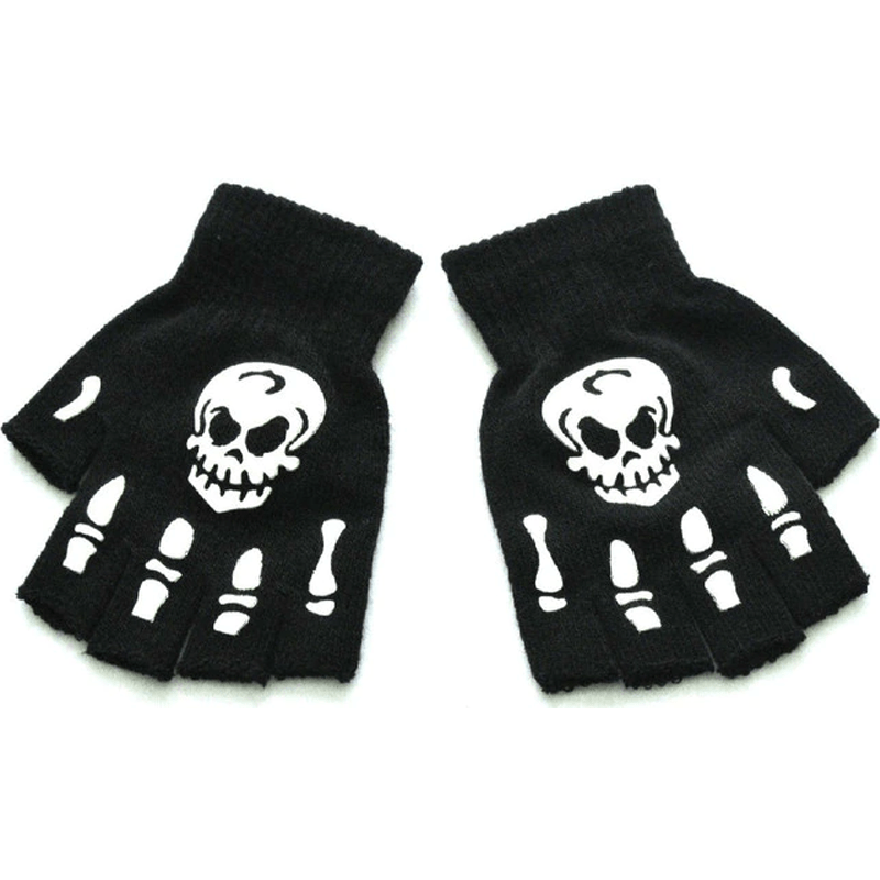 Skull Halloween Gloves Skull Halloween Gloves