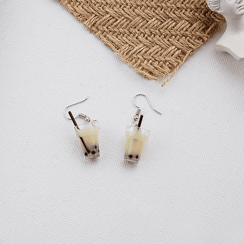 Boba Tea Earrings Boba Tea Earrings