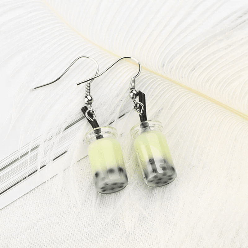 Boba Tea Earrings Boba Tea Earrings