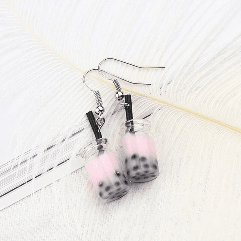 Boba Tea Earrings Boba Tea Earrings
