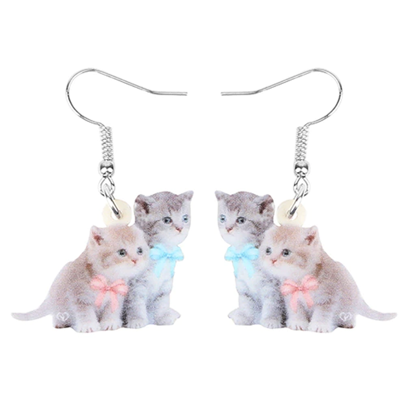 Cat Kitten Earrings Cat Kitten Earrings