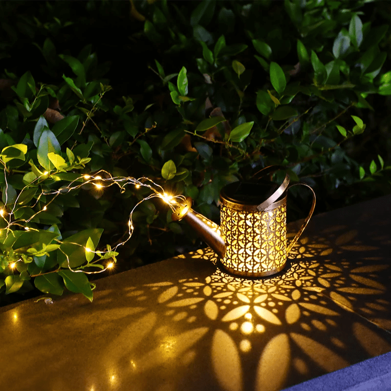 Solar Powered Watering Can LED Lights Solar Powered Watering Can LED Lights