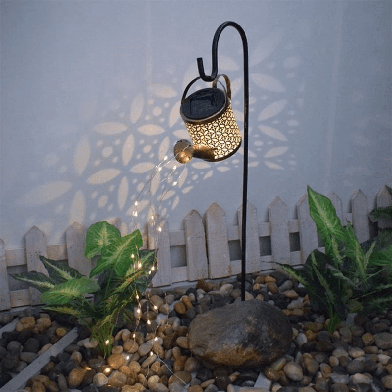 Solar Powered Watering Can LED Lights Solar Powered Watering Can LED Lights