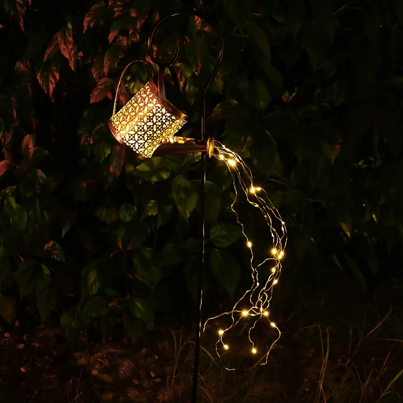 Solar Powered Watering Can LED Lights Solar Powered Watering Can LED Lights