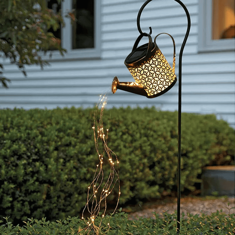 Solar Powered Watering Can LED Lights Solar Powered Watering Can LED Lights