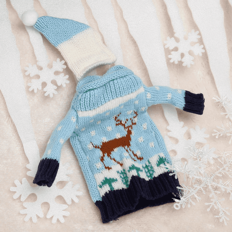 Christmas Wine Bottle Sweater Christmas Wine Bottle Sweater