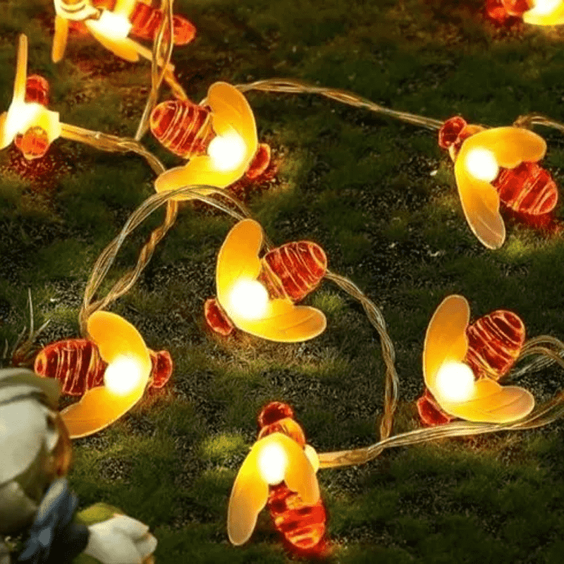 bees string lights bees string lights
